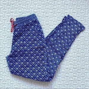 block print lounge pants